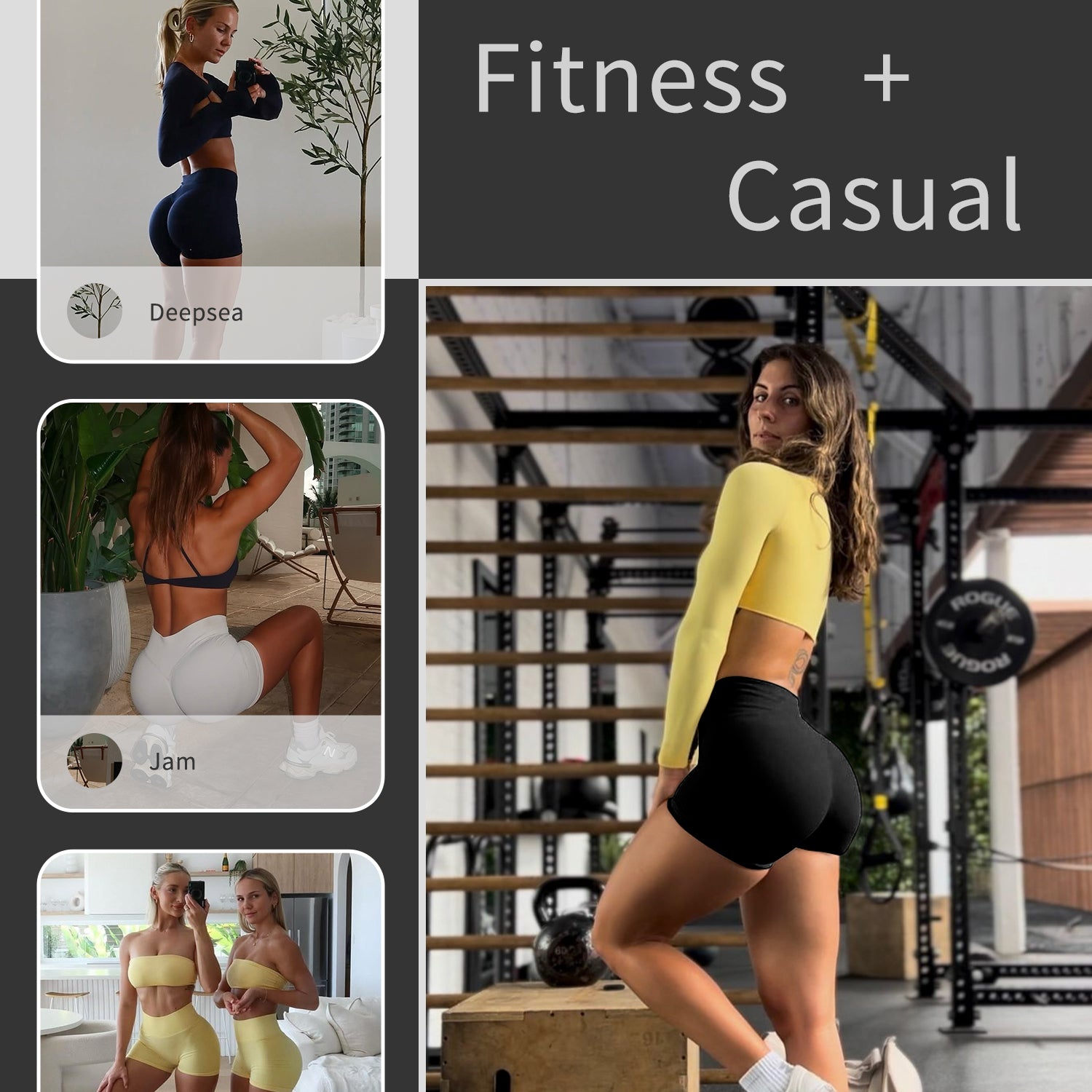 Seamless Scrunch Butt Lift Yoga Shorts – High Waisted Sculpting Gym Shorts