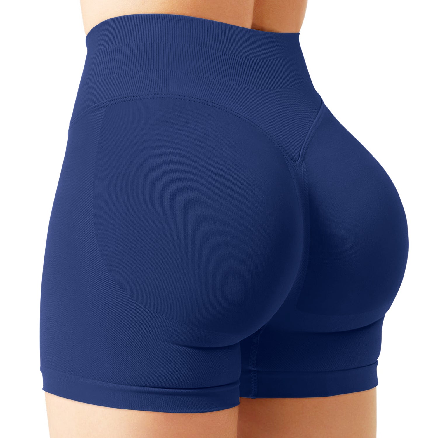 Seamless Scrunch Butt Lift Yoga Shorts – High Waisted Sculpting Gym Shorts
